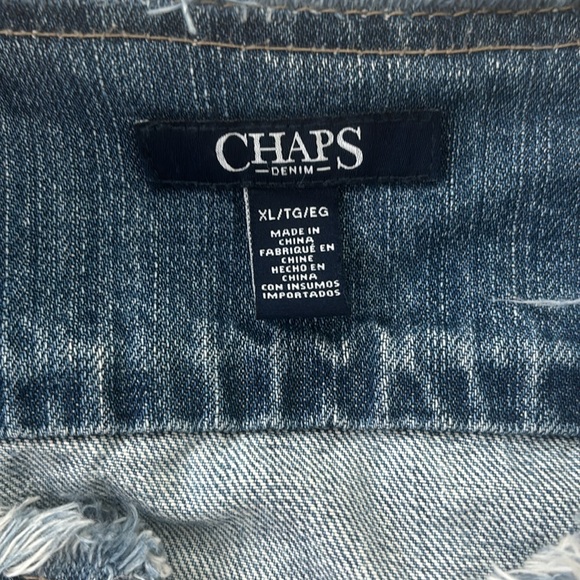 Ladies Chaps XL Jean jacket!! Brand new! - Picture 2 of 7